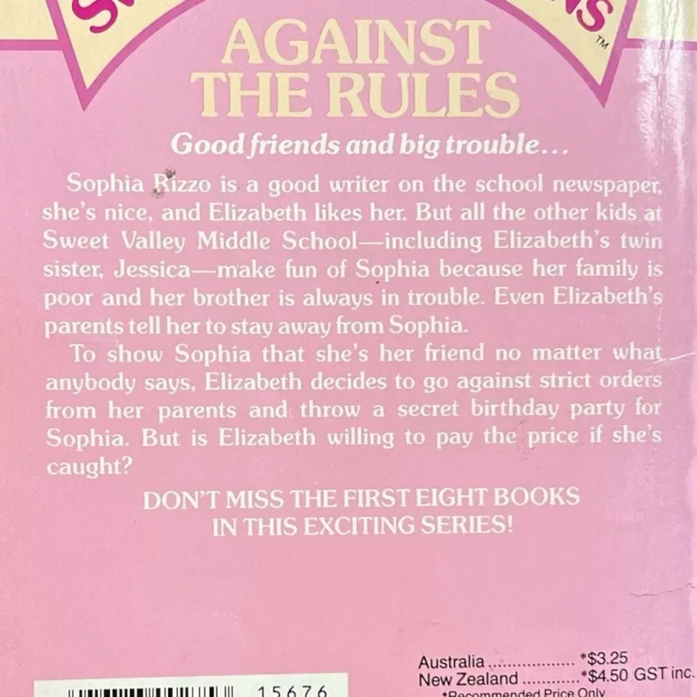 Sweet Valley Twins elizabeth wakefield